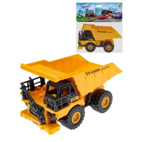 Самосвал инерционный (12,8х7,2х7,1 см, свет и звук, подвижные детали, в пакете)