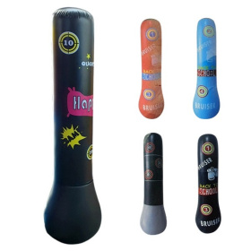 Боксерская груша-неваляшка надувная, высота 1.2 м, цвета микс