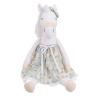 Игрушка мягконабивная ТМ "Relana" Лошадка белая в платье Поллет,  30 см Игрушка мягконабивная ТМ "Relana" Лошадка белая в платье Поллет,  30 см