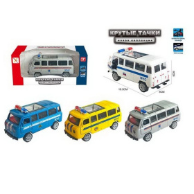 Машинка "Городская спецтехника" инерционная, в ассортименте