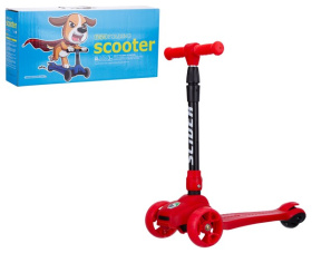 Самокат трехколесный со светящимися колесами