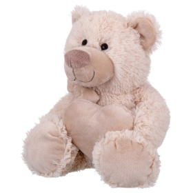 Мягкая Игрушка RELANA, Мишка с бантом и сердцем, 24 см