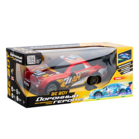 Машинка на пульте радиоуправления "BeBoy", противоударный светящийся корпус