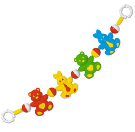 Погремушка подвеска на коляску "Лесная сказка"