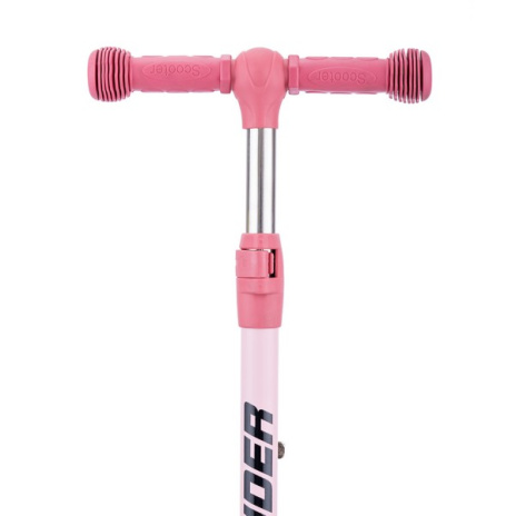 Самокат трехколесный Slider, светящиеся полиуретановые колёса и платформа, руль складной