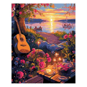 Картина по номерам на картоне 40*50 см "В походе"