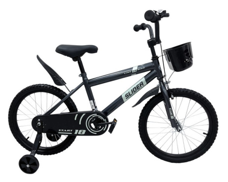 Велосипед 2-х колесный "Slider Start 18" с дополнительными колёсами