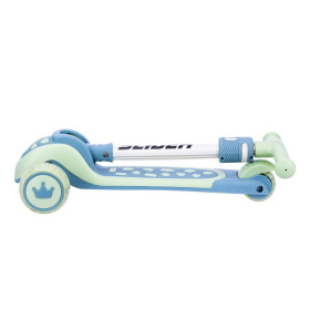Самокат трехколесный Slider, колеса светящиеся, руль складной Самокат трехколесный Slider, колеса светящиеся, руль складной