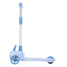 Самокат трехколесный Slider, колеса светящиеся, руль складной