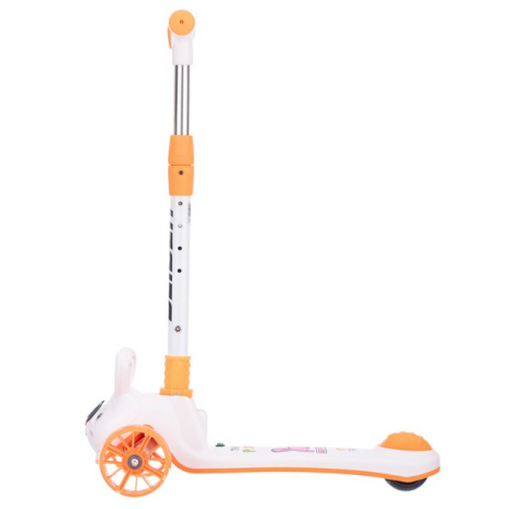 Самокат трехколесный Slider, колеса светящиеся, руль складной