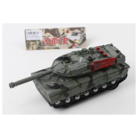 Танк инерционный "Победитель 4", свет, звук, бат.3*AG13 в компл., в/п