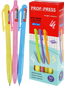 Ручка шариковая  BRIGHT COLOURS d=0,7 mm