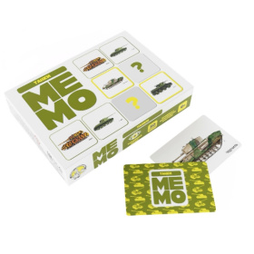 Игра настольная МЕМО "Танки" (50 карточек)