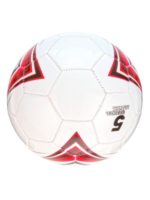 Мяч футбольный "STAR Team" PVC, 5 цв. в ассорт. (оранж. красн. зелен. желт. бел.), диаметр 22 см, в/п 22*20 см