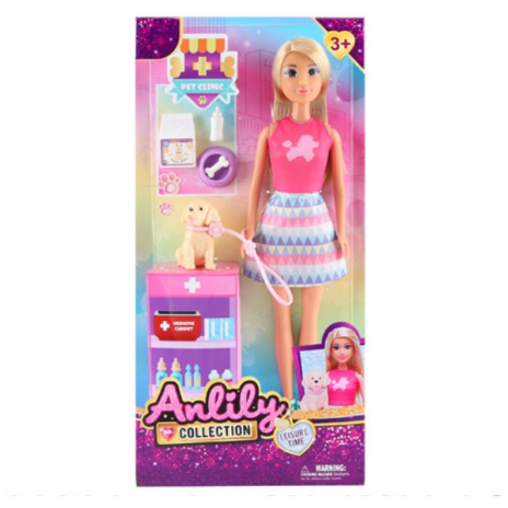 Набор "Ветеринарная клиника" кукла, питомец, аксессуары
