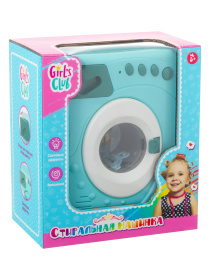 Игрушка "Стиральная машинка" "Girl`s Club" на бат., световые эффекты, вращение