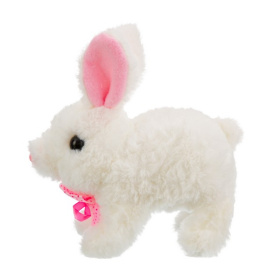 Игрушка мягкая "Зайчик" Girl's club, ходит, звуковые эффекты