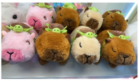 Мягкая игрушка "Капибара", функциональная, размер 16*13 см, 3 вида в ассортименте