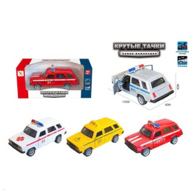 Машинка "Городские спецслужбы" инерционная, в ассортименте