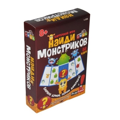 Настольная игра "Найди монстриков"