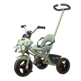 Велосипед 3-х колесный с ручкой управления, надувные колеса 8 и 10 дюймов