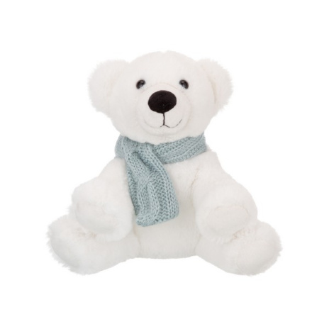 Полярный мишка в шарфике, 18 см Полярный мишка в шарфике, 18 см