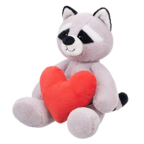 Игрушка мягконабивная Енот Тирле с сердечком, 20 см, в/п 20*10*8 см Игрушка мягконабивная Енот Тирле с сердечком, 20 см, в/п 20*10*8 см