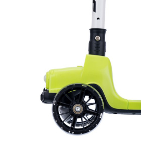 Самокат трехколесный Slider, колеса светящиеся, руль складной