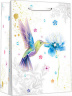 Dream cards Пакет подар.с мат.лам. (12 шт в наборе) 26.4х32.7х13.6 см(L), Нежный колибри, 210г