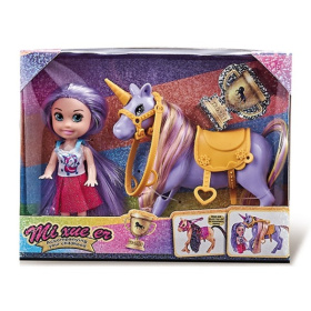 Набор "Конюшня" единорог, кукла