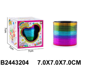 Пружинка-радуга, размер: 6,4*6 см