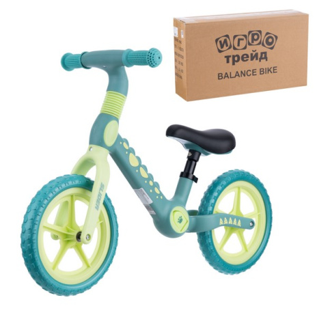 Беговел Slider, колеса EVA 12 дюймов, цвет: зеленый