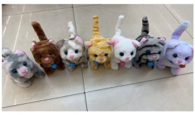 Мягкая игрушка "Котик", функциональная, размер 18*17 см, 7 видов в ассортименте