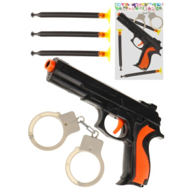 Игрушечное оружие.Военный арсенал.Набор полицейского (5 предм.) "На страже 2" (пистолет,пули,наручн.