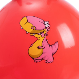 Мяч гимнастический с рожками, 55см, "Животные" в ассортименте