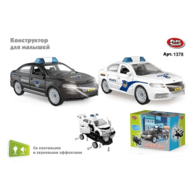 Игрушка-конструктор "Полицейский автомобиль", в ассортименте