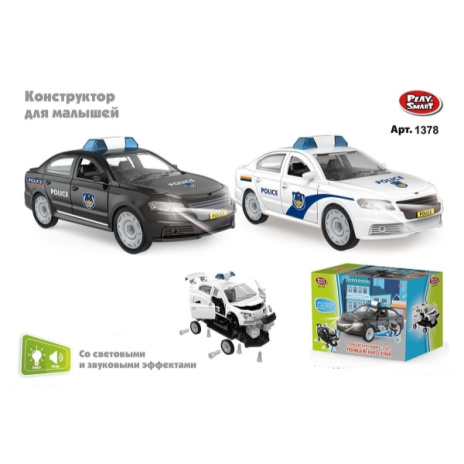 Игрушка-конструктор "Полицейский автомобиль", в ассортименте