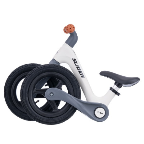 Беговел Slider, надувные колеса 12 дюймов, цвет: серый