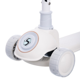 Самокат трехколесный Slider, колеса светящиеся, руль складной