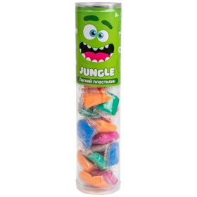 Легкий пластилин, ТМ Crazy Clay, набор "Jungle" max, (36 штук в уп.)
