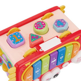 Развивающий игровой центр "Крабик" "Elefantino", пианино, пищалка, часики, игра с молоточком,рыбалка