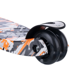 Самокат четырехколесный Slider, колеса светящиеся (диаметр 118/76 мм)