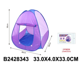 Игровой домик, размер в собранном виде: 80*90*80 см
