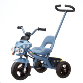 Велосипед 3-х колесный с ручкой управления, надувные колеса 8 и 10 дюймов