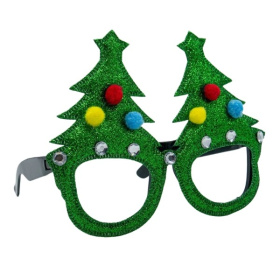 Очки НГ "Елочки", в/п 18*20*1 см