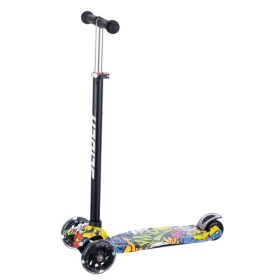 Самокат четырехколесный Slider, колеса светящиеся (диаметр 118/76 мм)