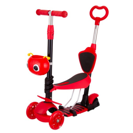 Самокат трехколесный с ручкой управления