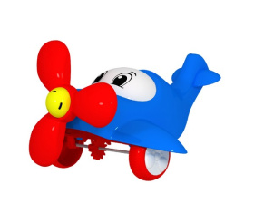 Игрушка-покатушка «Самолет» цвета микс в сетке