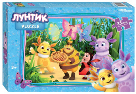 Мозаика "puzzle" 35 MAXI "Лунтик (new 1)" (Мельница)