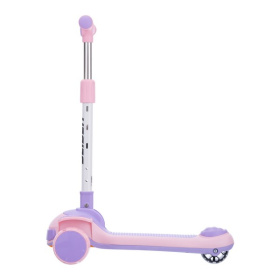 Самокат трехколесный Slider, колеса светящиеся, руль складной